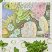 ホッピーなホームカエルを作る3キッチンタオル キッチンタオル (折り畳み)