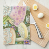 ホッピーなホームカエルを作る3キッチンタオル キッチンタオル (四つ折り)