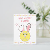 ホッピーのイースターかわいいかわいいテニスボールバニーを持っている シーズンカード (スタンド正面)