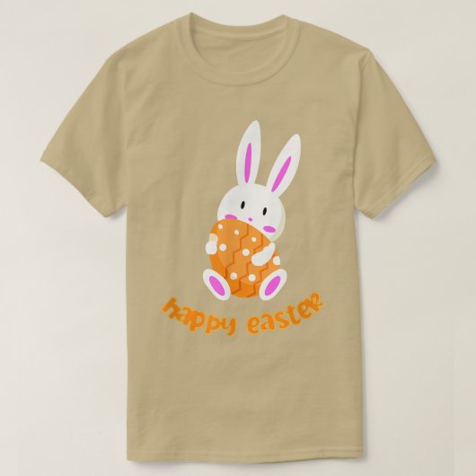 ホッピーのイースターエッグバニーラビットTシャツ Tシャツ (デザイン正面)