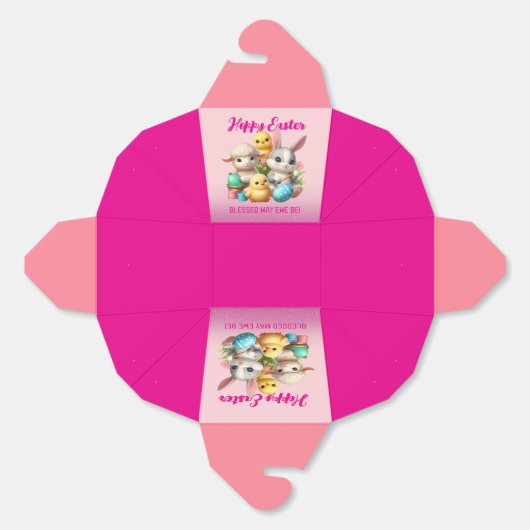 ホッピーのイースターキュートなバニー絵を描チックラムズ卵 フェイバーボックス (見開き)