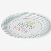 ホッピーのイースターバニーの耳 ペーパープレート (アングル)