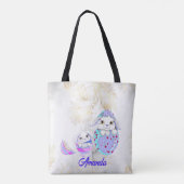 ホッピーのイースターバニーエッグシカラフルェル トートバッグ (裏面)