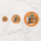 ホッピーのハロウィーンカエルとモンスターID221 コンフェッティ (裏面)