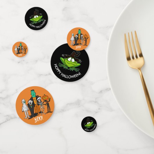 ホッピーのハロウィーンカエルとモンスターID221 コンフェッティ (グループ)