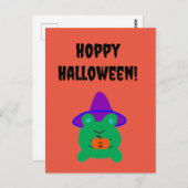 ホッピーのハロウィーンカエル ポストカード (正面/裏面)
