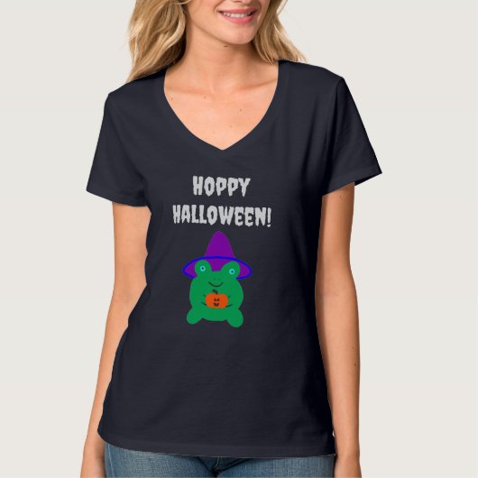 ホッピーのハロウィーンカエル Tシャツ (正面)