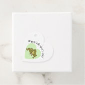 ホッピーのバレンタインデーかわいいカエルを恋に フェイバータグ (インサイチュ)