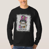 ホッピーの一人の管理者バニー・イースター・デーの漂白 Tシャツ (正面)