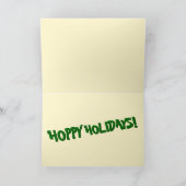 ホッピーの休日カートゥーンフロッグサンタハッツベル シーズンカード (内部)