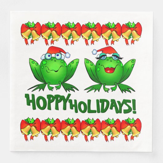 ホッピーの休日マンガクリスマスカエル弓ベル (正面)