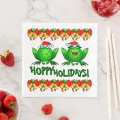 ホッピーの休日マンガクリスマスカエル弓ベル (インサイチュ)