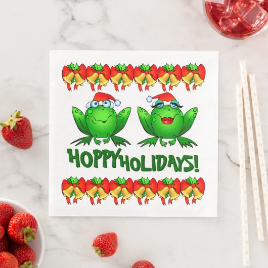 ホッピーの休日マンガクリスマスカエル弓ベル (インサイチュ)