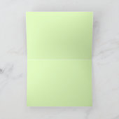 ホッピーの休日マンガグリーンカエル赤い文字 シーズンカード (内部)