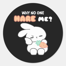 ホッピーの誤解：『なぜ誰も私をウサギに？』 ラウンドシール