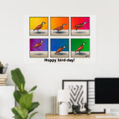 ホッピーの鳥の日! ポスター (ホームオフィス)