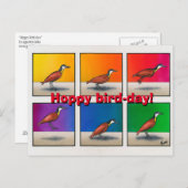 ホッピーの鳥の日！ ポストカード (正面/裏面)