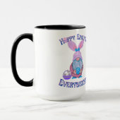 ホッピーイースターエイベルバニー格言 マグカップ (左)