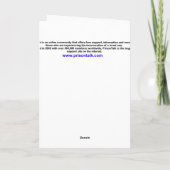 ホッピーイースターバニーグリーティングカード シーズンカード (裏面)