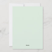 ホッピーイースターバニーパステルフローラ水彩 シーズンカード (裏面)