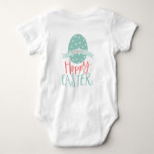 ホッピーイースター卵の贈り物 ベビーボディスーツ (裏面)