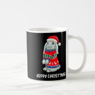ホッピークリスマスバニー クリスマスセーター ウサギ コーヒーマグカップ