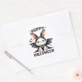 ホッピーハロウィンバニーウサギ ラウンドシール (封筒)