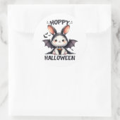 ホッピーハロウィンバニーウサギ ラウンドシール (バッグ)