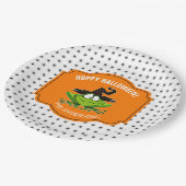 ホッピーハロウィーンカエルID221 ペーパープレート (アングル)