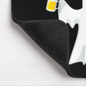 ホッピーハロウィーン面白いハロウィーンかわいい幽霊ビールDr. マウスパッド (コーナー)