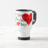 ホッピーバレンタインデー漫画レディーフロッグタンブラー トラベルマグ (正面右)