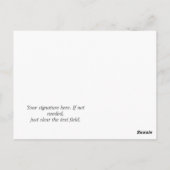 ホッピーフロッグピンクハートバレンタイン ポストカード (裏面)