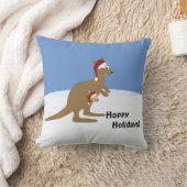 ホッピーホリデーズクリスマスカンガルー&ジョーイ クッション (ブランケット)