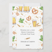 ホッピーホリデー ビールグラス フラット ブルーホリデーカード シーズンカード (裏面)