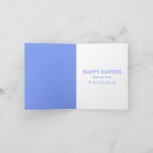 ホッピー復活祭かわいいバニーとエッグボホフローラ カード (内部)