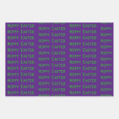 ホッピー復活祭ネオントリオ ラッピングペーパーシート (正面)