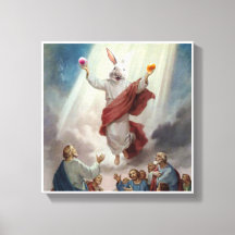 ホッピー復活祭ミームキャンバスプリントウォールアート