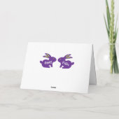 ホッピー民俗復活祭あなたにカスタム文字はがき カード (裏面)