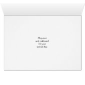 ホッピー誕生日パパ、帽子とパーティーカエル (内部横(下))