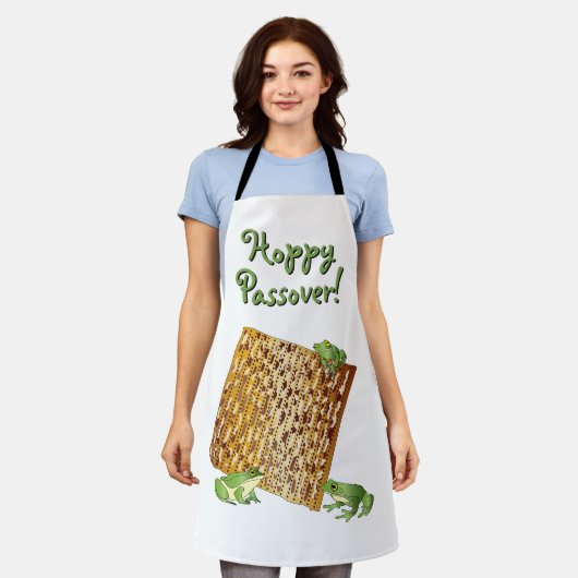 ホッピー過ぎ越し – エプロン (着用した状態)