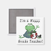 ホッピー3年生先生Tシャツとギフト マグネット (正面/裏面)