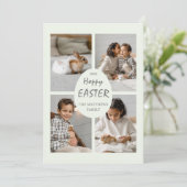 ホッピー・イースターの写真カード。パステルグリーン卵&バック。 シーズンカード (スタンド正面)