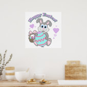 ホッピー・イースター！イースターバニー ポスター (キッチン)