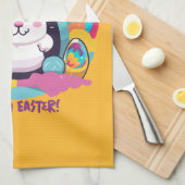 ホッピー・イースター！ キッチンタオル (四つ折り)