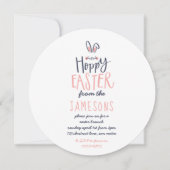 ホッピー・イースター・バニー 招待状 (正面)