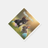 ホッピー・イースター・フレンズ スタンダードカクテルナプキン (角)