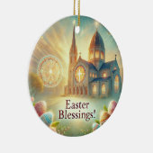 「ホッピー・イースター：愛と笑いの日」 セラミックオーナメント (右)