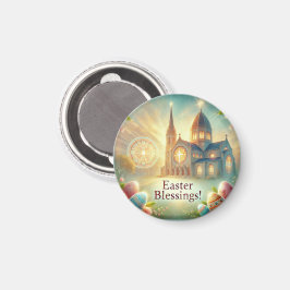 「ホッピー・イースター：愛と笑いの日」 マグネット