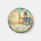 「ホッピー・イースター：愛と笑いの日」 マグネット (正面)