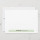 ホッピー・カエルベビー写真誕生のお知らせ 案内状 (裏面)